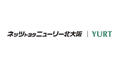 ロゴ ネッツトヨタニューリー北大阪 ✕ ＹＵＲＴ（ユルト）